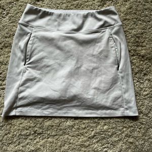 White golf skirt